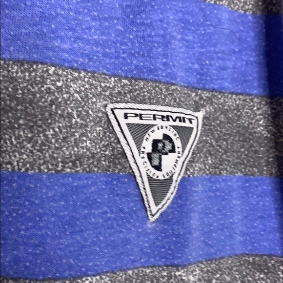 Permit men’s striped art school faded t-shirt shirt sleeve casual kids T-shirt - Picture 2 of 7